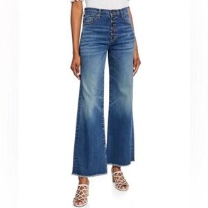 Veronica Beard 11” Kirra flood ankle length cropped jeans Medium Wash Size 30